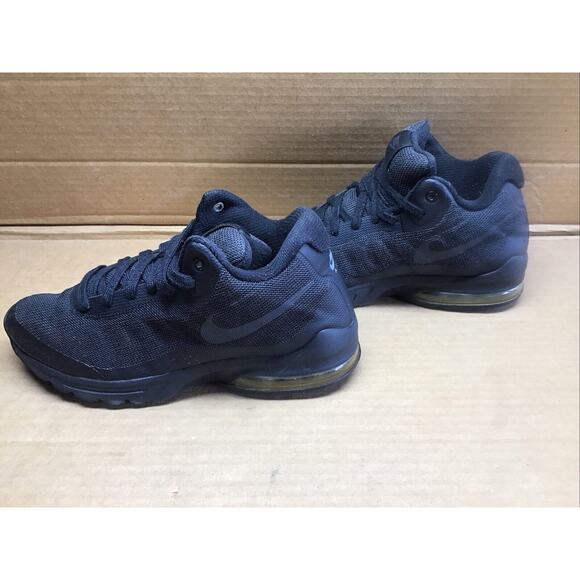 2016 Nike Air Max Invigor Mid Top All Black Men's 7.5 Women's 9 Running Shoes - Picture 4 of 8